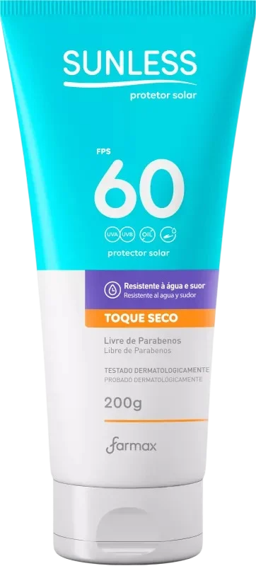 Protetor Solar Farmax Sunless Fps60 200g