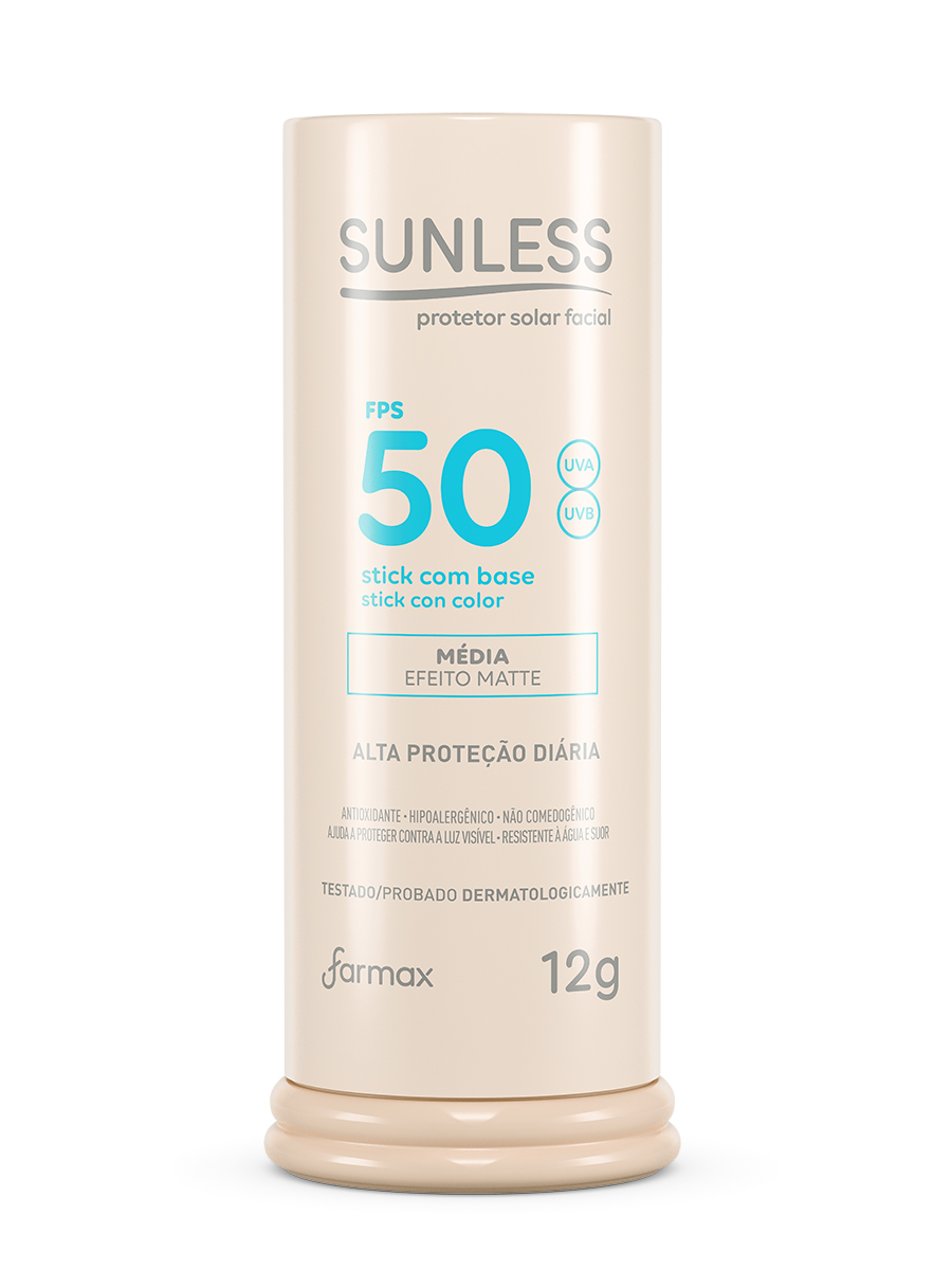 PROTETOR STICK COM BASE MEDIA SUNLESS 12G