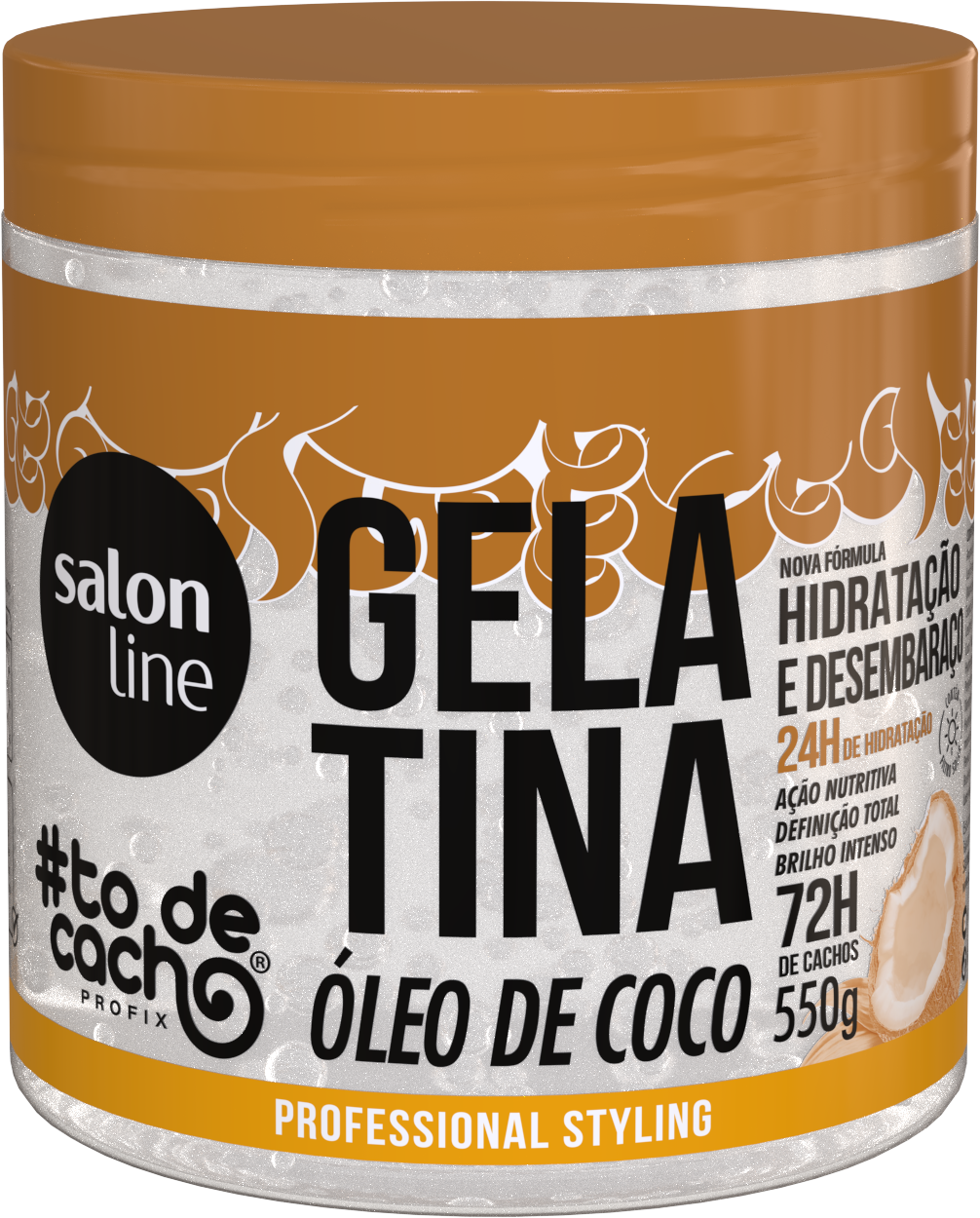 Gelatina Salon Line #Todecacho Óleo de Coco 550g