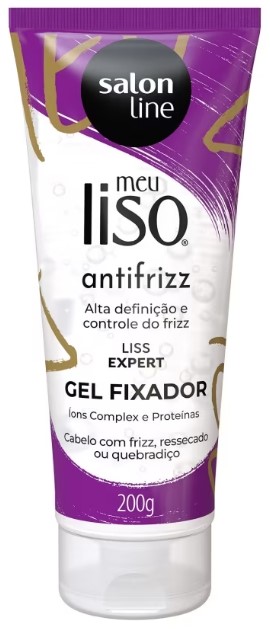 GEL FIXADOR SALON LINE MEU LISO CONDICIONADOR SALON LINE ANTIFRIZZ  200G