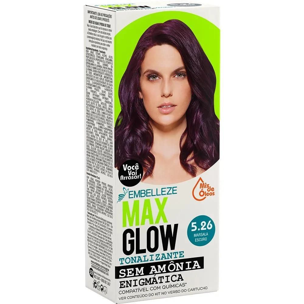 TON MAX GLOW 5.26 MARSALA ESCURO