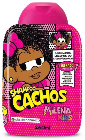 SHAMPOO CIA DA NATUREZA MILENA KIDS CACHOS 260ML