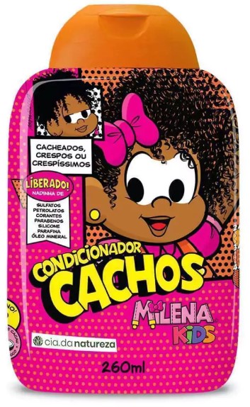 CONDICIONADOR CIA DA NATUREZA MILENA KIDS CACHOS 260ML