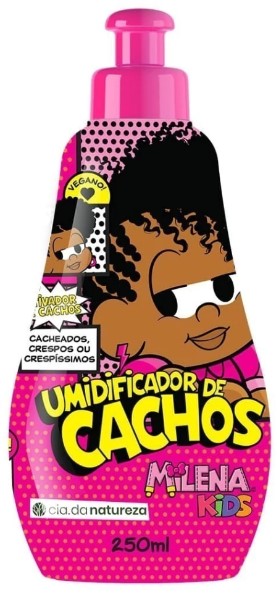 UMIDIFICADOR DE CACHOS CIA DA NATUREZA MILENA KIDS CACHOS 250ML