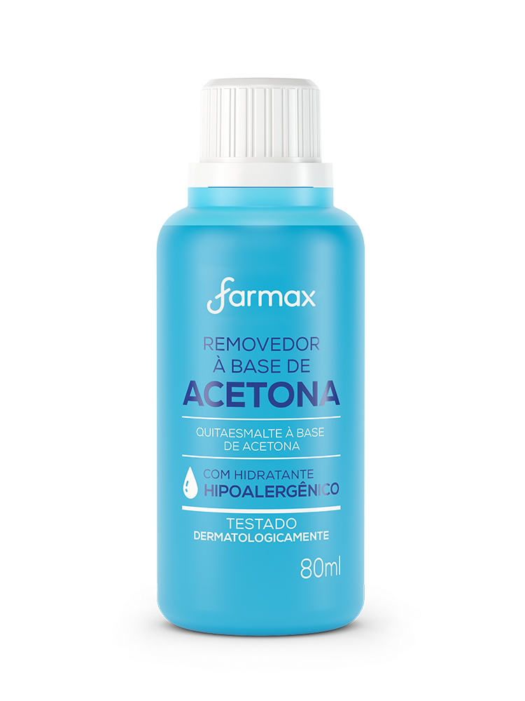 REMOVEDOR COM ACETONA FARMAX 80ML