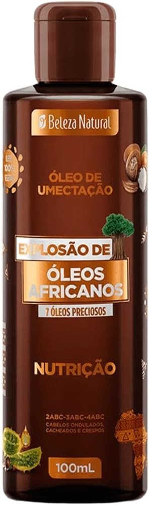ÓLEO DE UMECTAÇÃO BELEZA NATURAL EXPLOSÃO DE ÓLEOS AFRICANOS 100ML