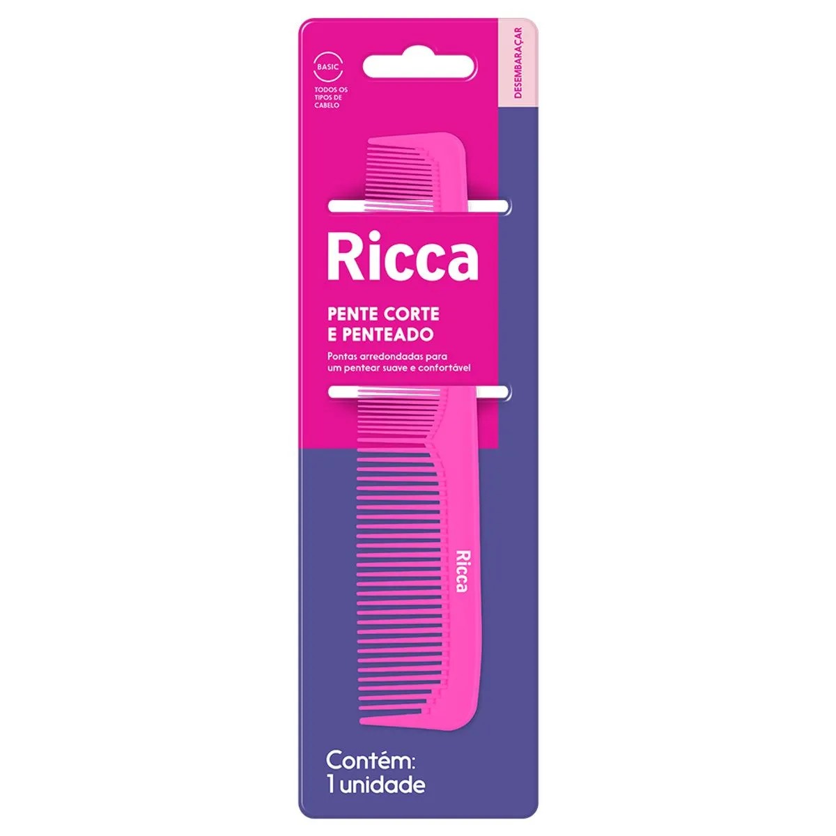 Pente Ricca Basic Corte e Penteado