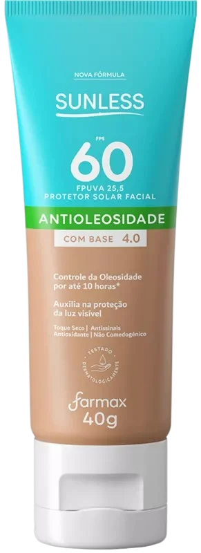 PROTETOR FACIAL FPS60 COR 4.0 SUNLESS 40G