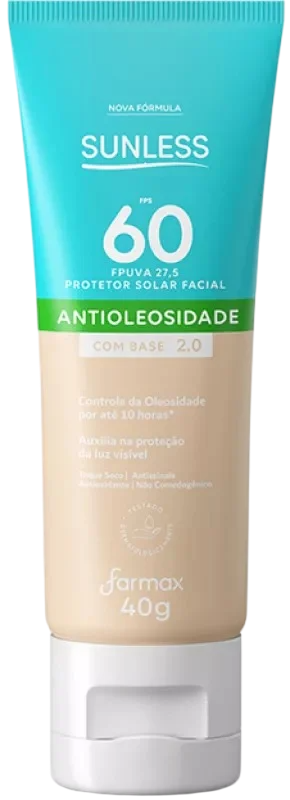 PROTETOR FACIAL FPS60 COR 2.0 SUNLESS 40G