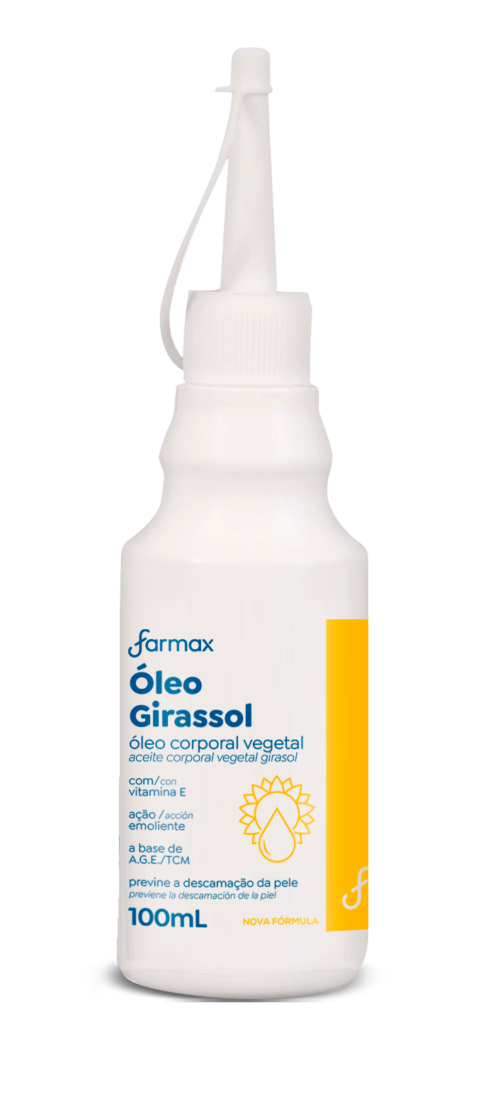 OLEO CORPORAL  GIRASSSOL  ALMOTOLIA FARMAX 100ML