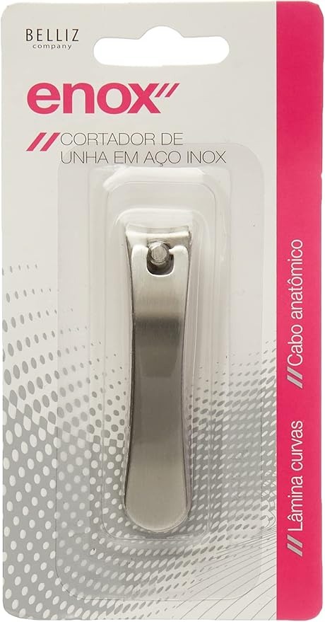 Cortador de Unha Enox em Aço Inox (12 Unidades)