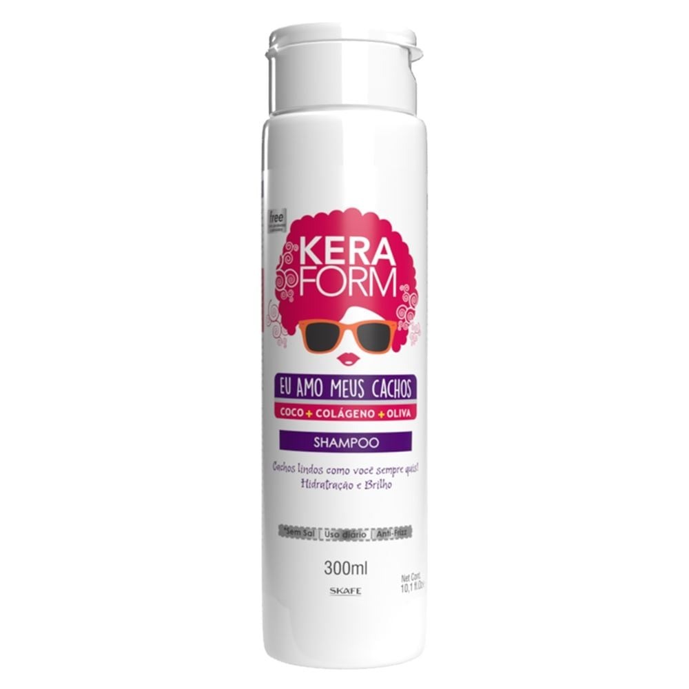 SHAMPOO KERAFORM EU AMO MEUS CACHOS 300ML