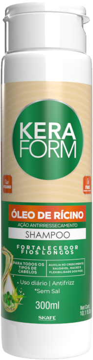 SHAMPOO KERAFOM ÓLEO DE RÍCINO 300ML