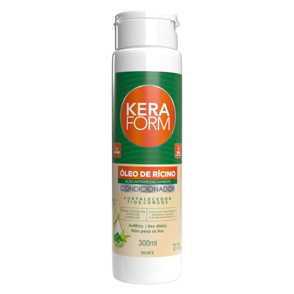 CONDICIONADOR KERAFORM ÓLEO DE RÍCINO 300ML