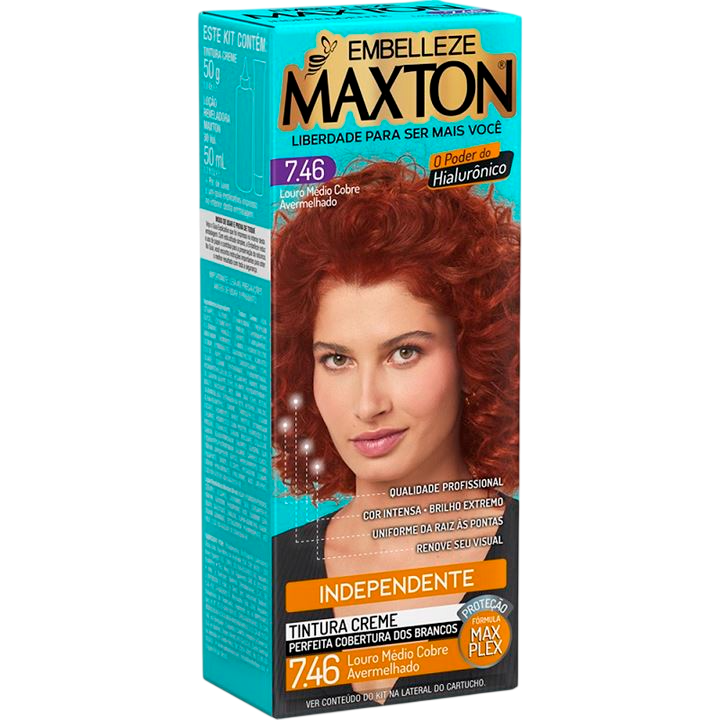 COL MAXTON 7.46 L.MED.COBRE AVERMELHADO