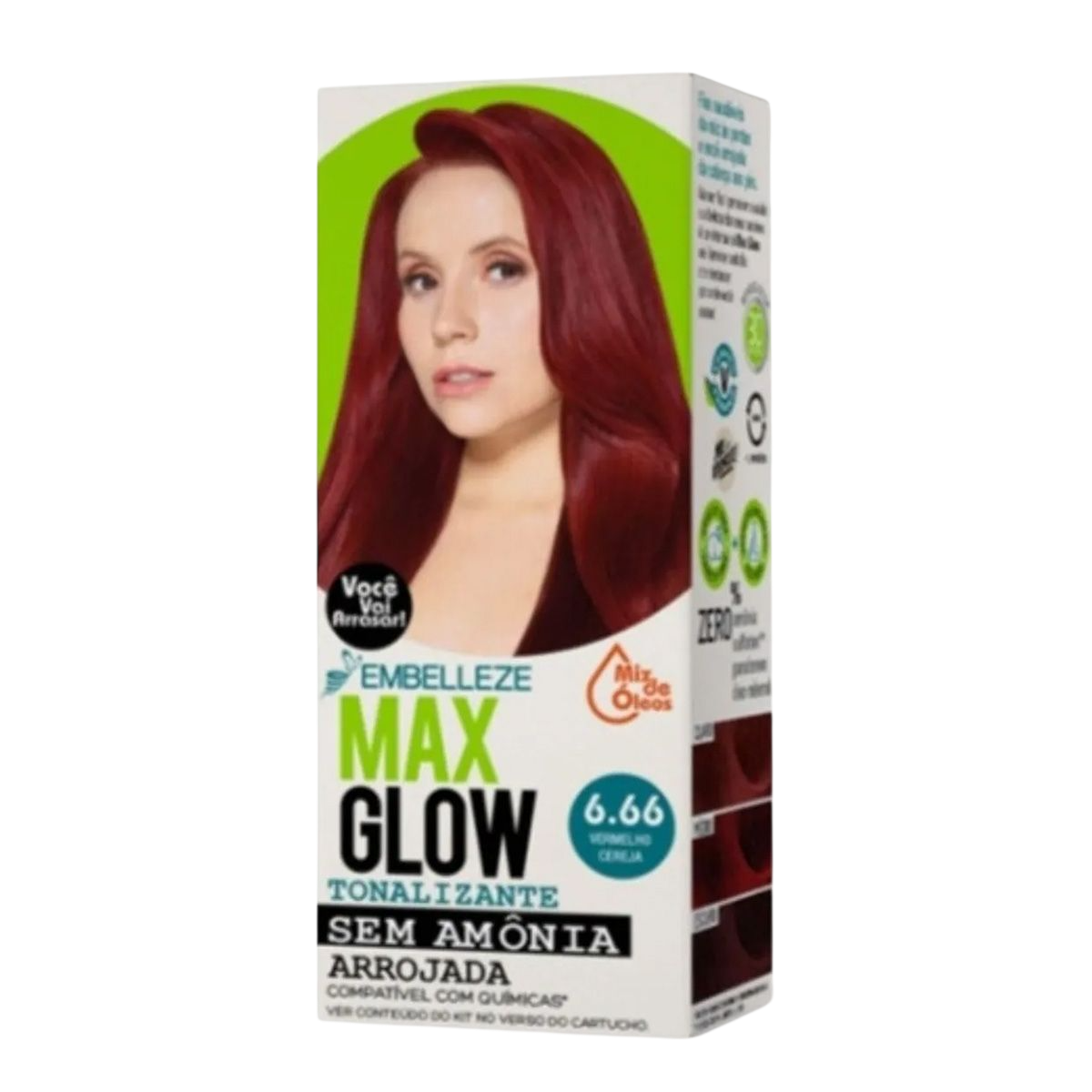 TON MAX GLOW 6.66 VERMELHO CEREJA