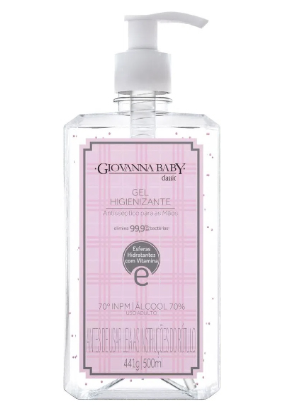GIOVANNA BABY GEL HIGIENIZANTE CLASSIC 500ML