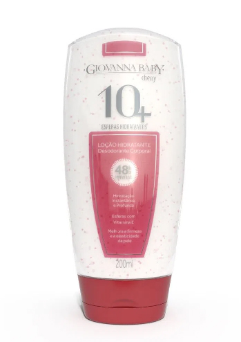 GIOVANNA BABY LOÇÃO HIDRATANTE 10+ 200ml CHERRY
