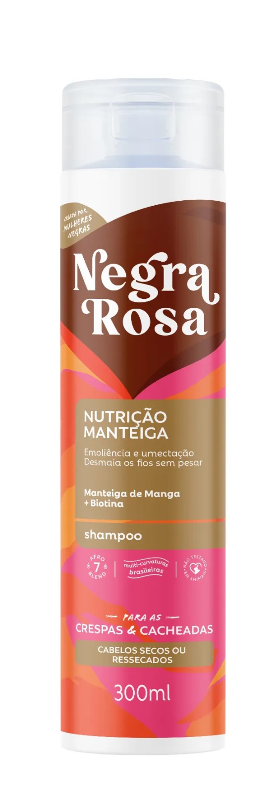 SHAMPOO NUTRICAO NEGRA ROSA 300ML