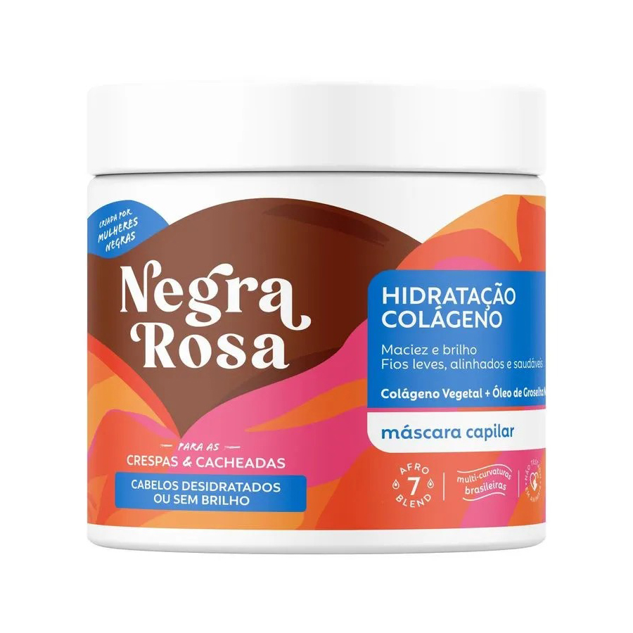 MASCARA HIDRATACAO NEGRA ROSA 500G