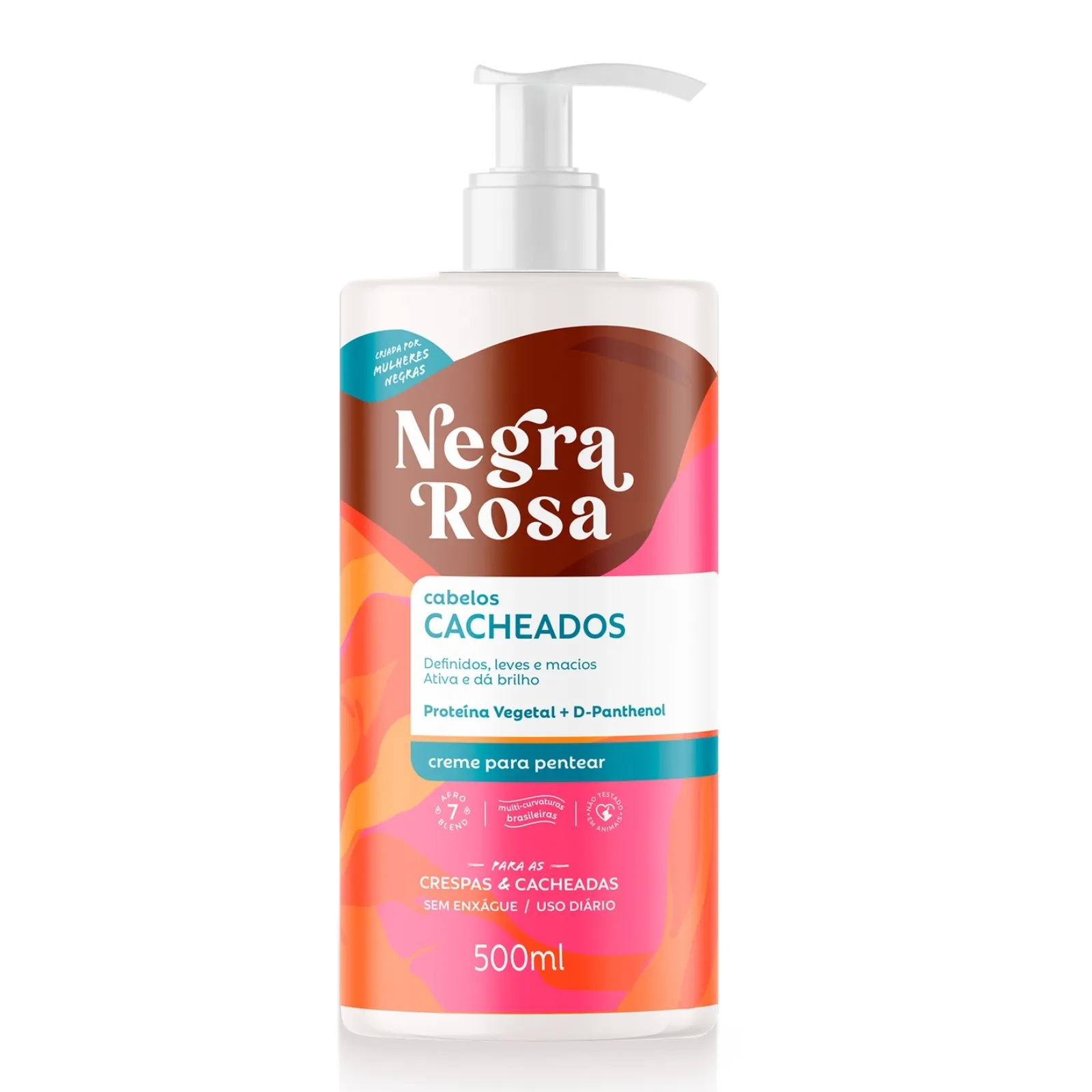 CREME PENTEAR CACHOS NEGRA ROSA 500ML