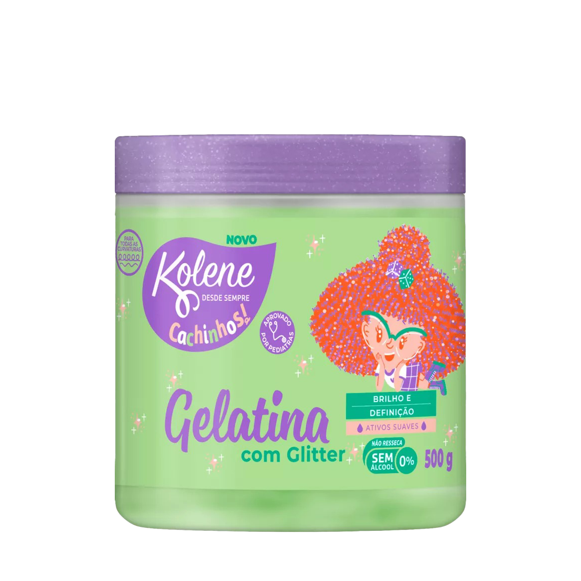 MODELADOR GELATINA KOLENE CACHINHOS GLITTER PACK 500ML