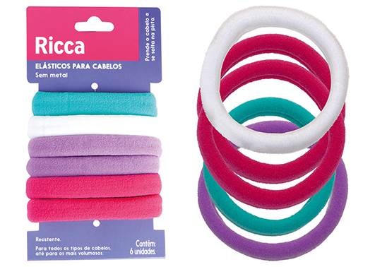 Elástico Ricca Summer Grosso (6 Unidades)