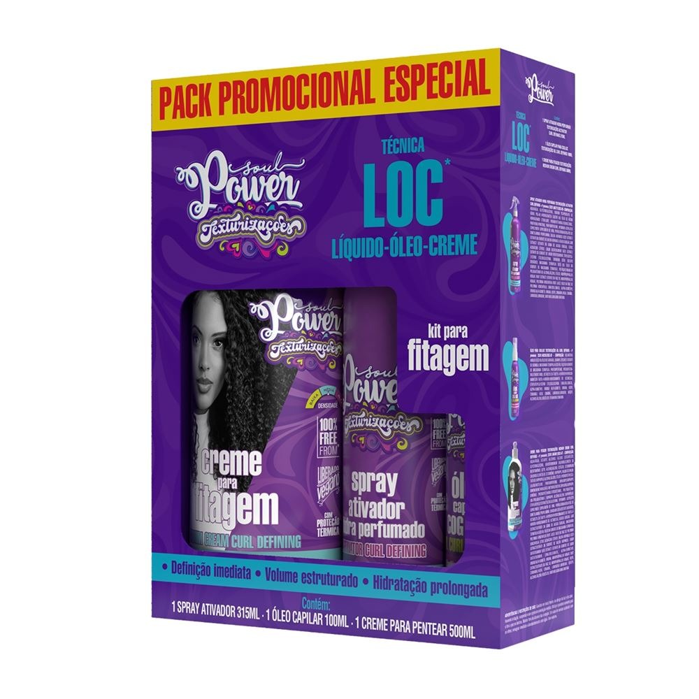 PACK CP-OLEO-SPRAY FITAGEM TEXT MED TECNIC LOC SOUL POWER