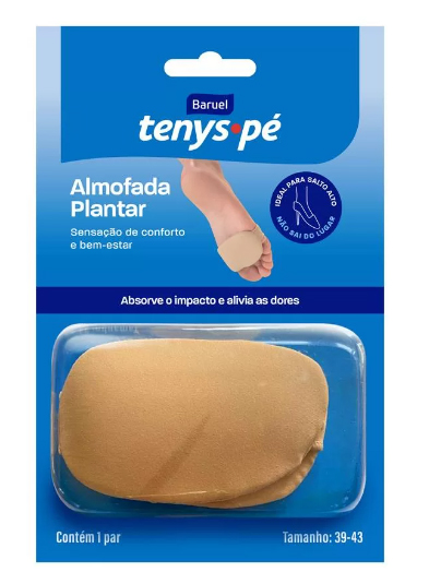 ALMOFADA PLANTAR BARUEL TENYS PÉ SILIGEL 39-43