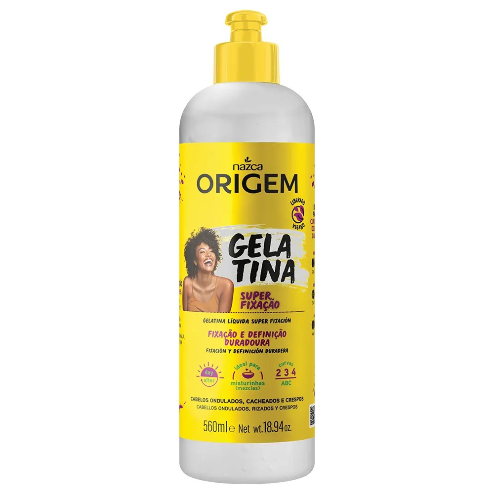 ORIGEM GELATINA LÍQUIDA SUPER FIXAÇÃO COND 560ML