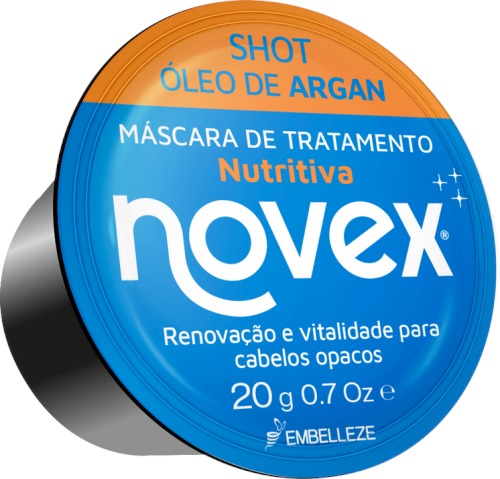 MASC NOVEX SHOT OLEO DE ARGAN 20G