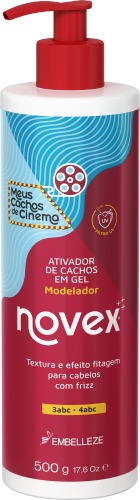 ATIVADOR NOVEX CACHOS DE CINEMA GEL 500G EMBELLEZE