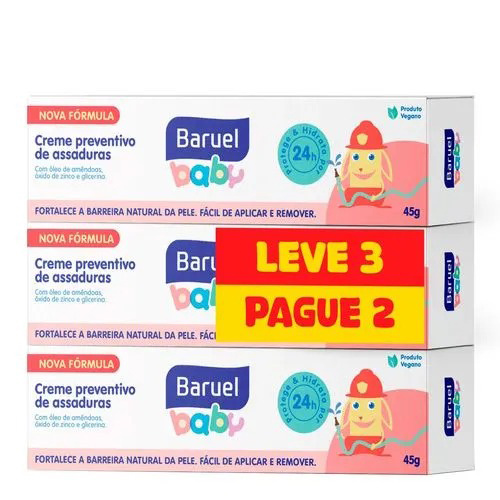 CREME PARA ASSADURAS BARUEL BABY 45G L3P2