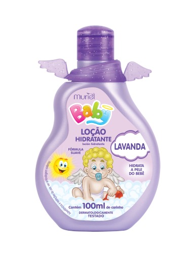 LOCAO HIDRATANTE BABY MURIEL LAVANDA 100ML
