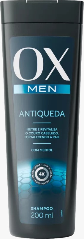 SHAMPOO OX MEN ANTIQUEDA 200ML