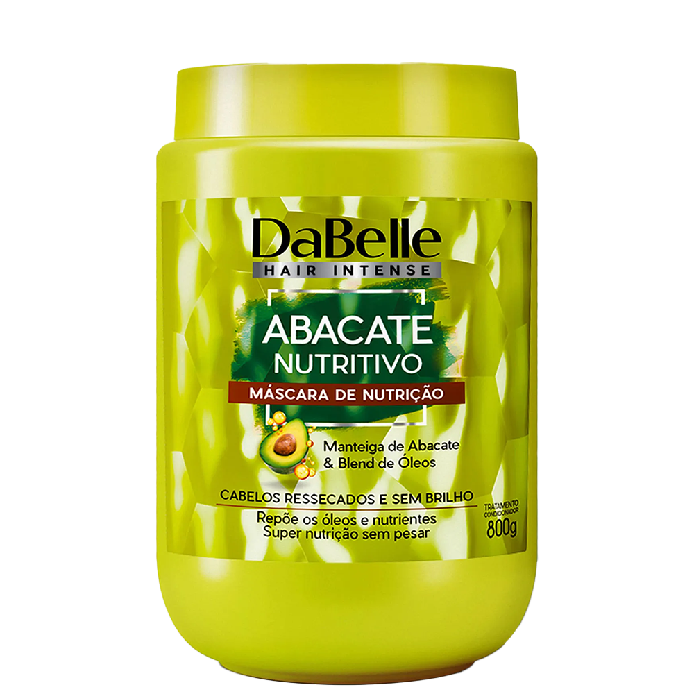 DABELLE MÁSCARA ABACATE NUTRITIVO 800G