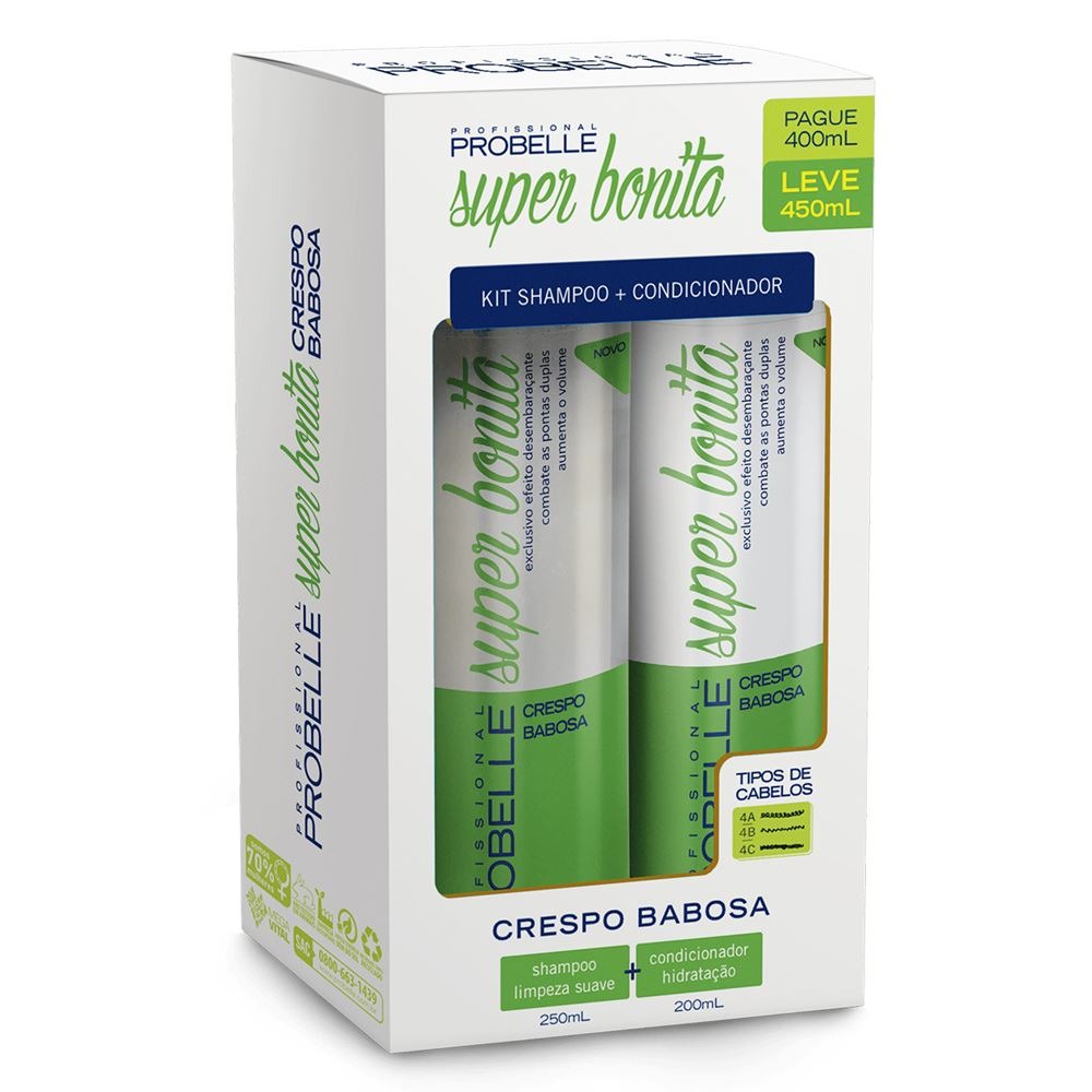 KIT CRESPO BABOSA SUPER BONITA 500ML