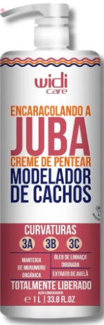 ENCARACOLANDO A JUBA CREME DE PENTEAR CONDICIONANTE - WIDI CARE