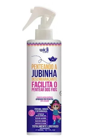 PENTEANDO A JUBINHA SPRAY DESEMBARAÇANTE FACILITA O PENTEAR DOS FIOS - WIDI CARE