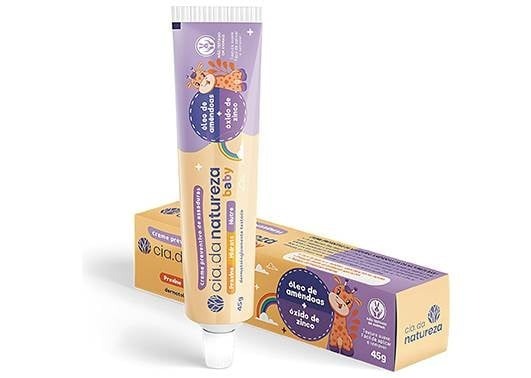 CREME PARA ASSADURAS CIA DA NATUREZA ÓLEO DE AMÊNDOAS 45G