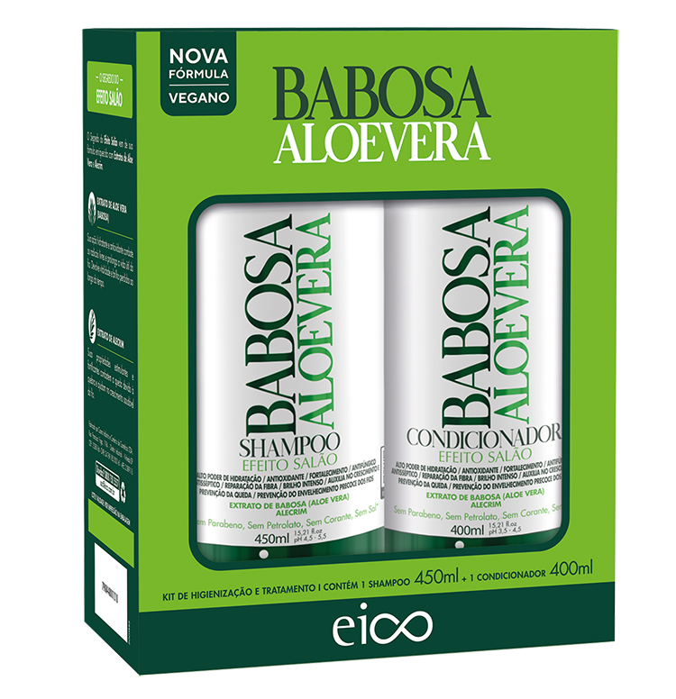 KIT EICO BABOSA SHAMPOO+CONDICIONADOR 450ML