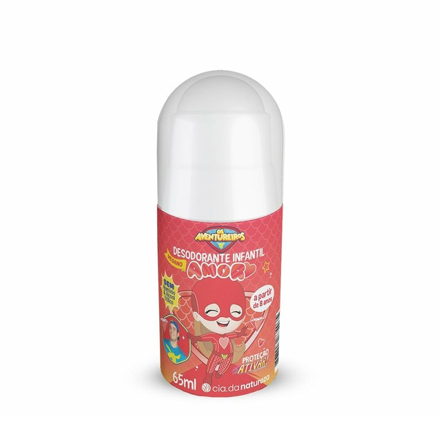 DESODORANTE ROLL-ON CIA DA NATUREZA LUCCAS NETO AMOR 65ML
