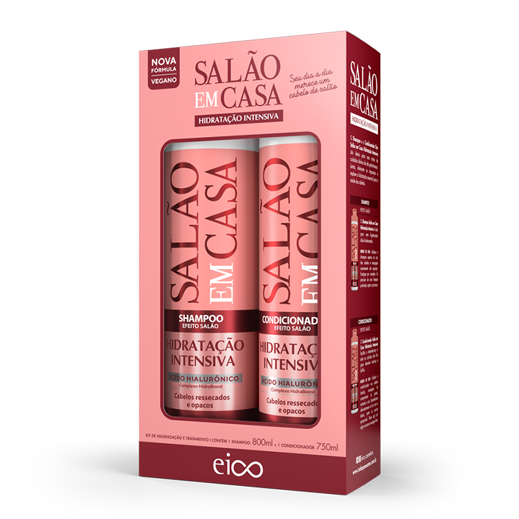EICO KIT SH+COND SALÃO EM CASA HIDRATAÇÃO INTENSIVA 1550ML
