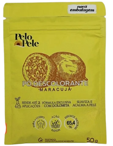 PÓ DESCOLORANTE PARA O CORPO  MARACUJÁ 50G