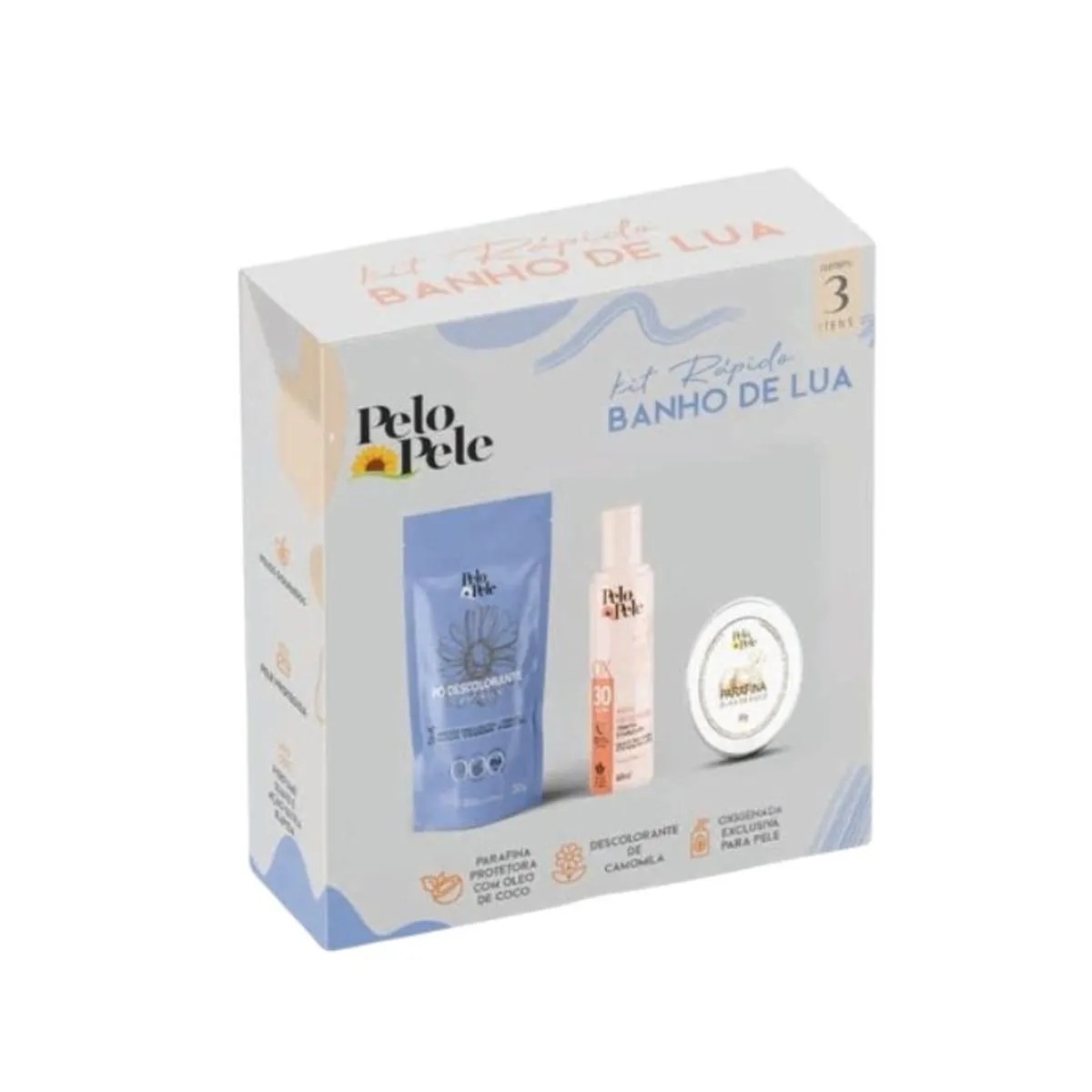 KIT BANHO DE LUA RÁPIDO C/ 3 ITENS - CAIXA