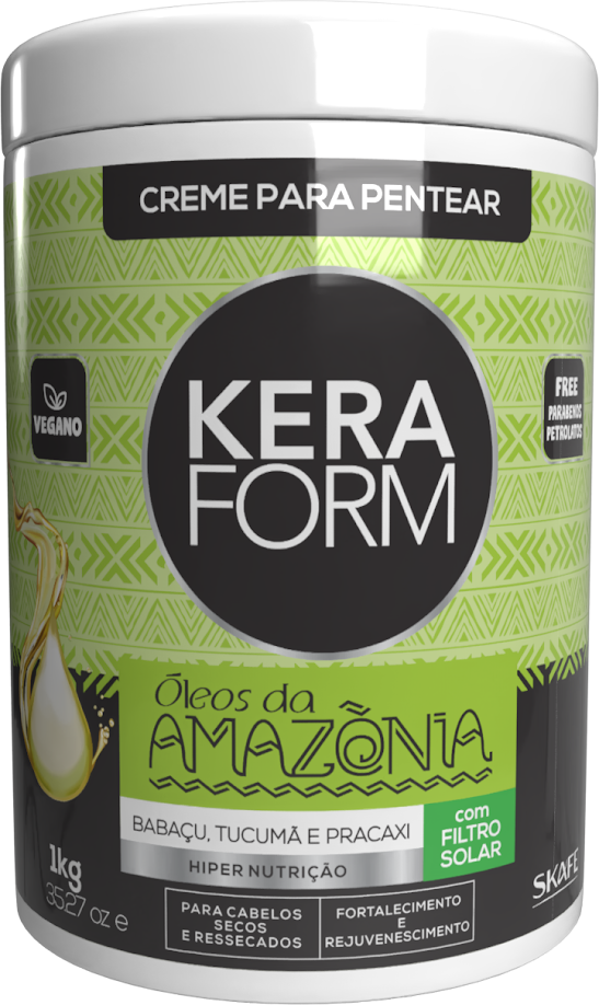 CREME PARA PENTEAR KERAFORM ÓLEOS DA AMAZÔNIA 1KG