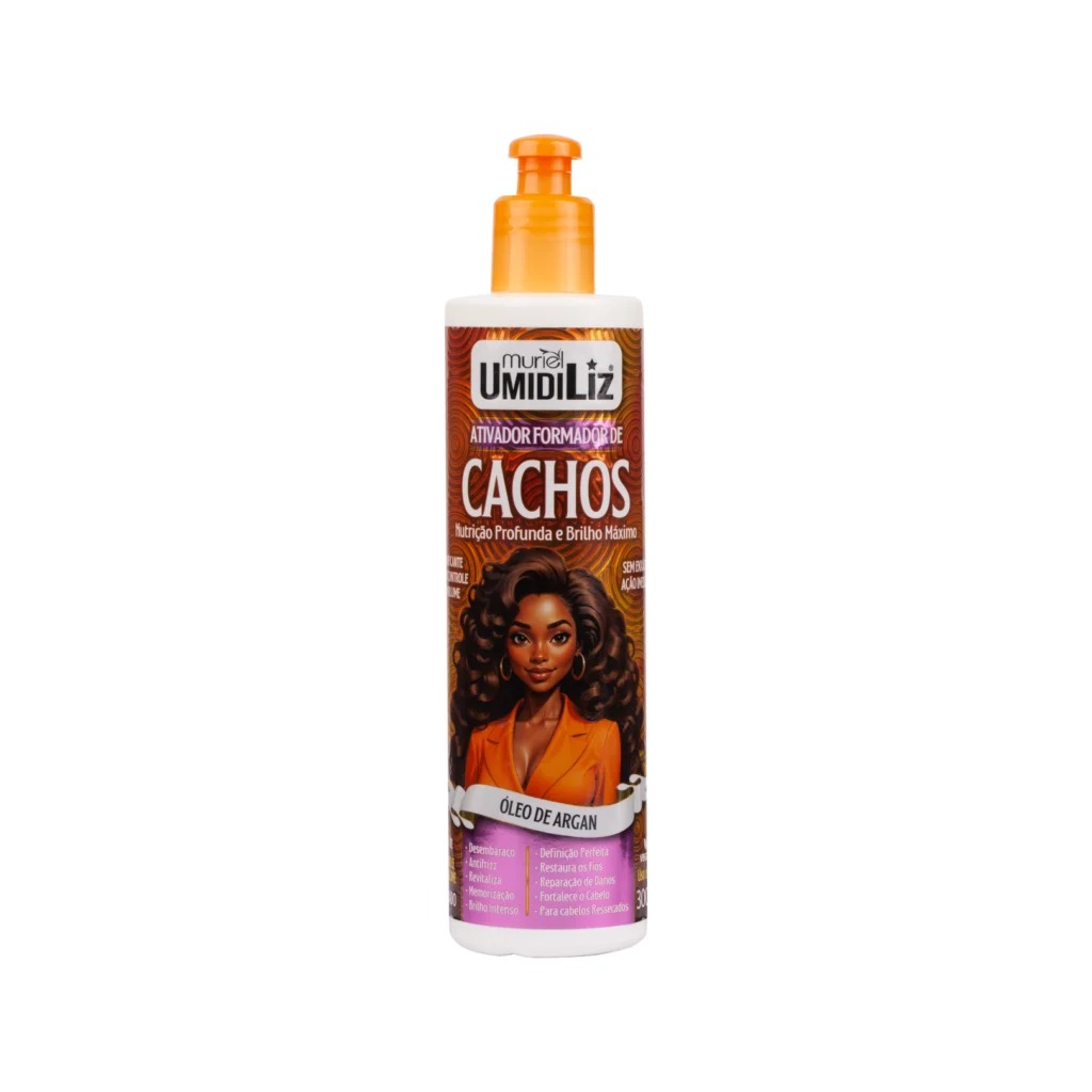 ATIVADOR FORMADOR DE CACHOS UMIDILIZ OLEO DE ARGAN 300ML