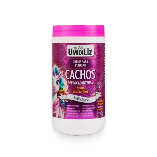 CREME PARA PENTEAR CACHOS UMIDILIZ BUBBLE GUM 925G