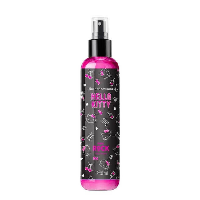 BODY SPLASH CIA DA NATUREZA HELLO KITTY PINK ROCK 240ML