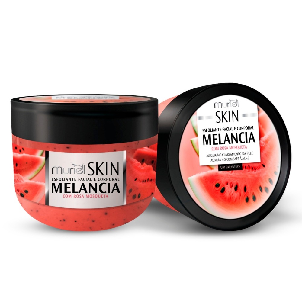 ESFOLIANTE FACIAL E CORPORAL MURIEL SKIN MELANCIA 250G